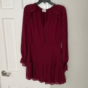 Maroon mini dress